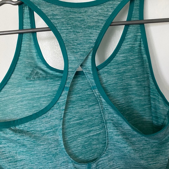 Green Adidas workout tank top - Picture 2 of 2